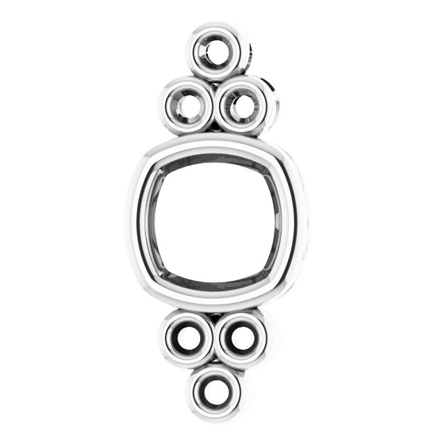 Bezel-Set Accented Pendant