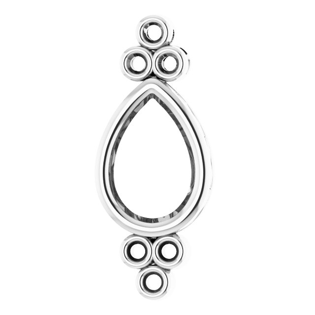 Bezel-Set Accented Pendant
