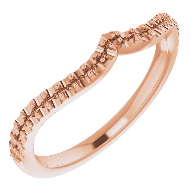 Accented Negative Space Engagement Ring or Band