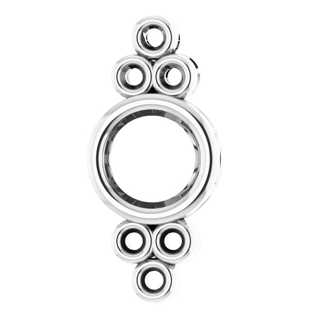 Bezel-Set Accented Pendant
