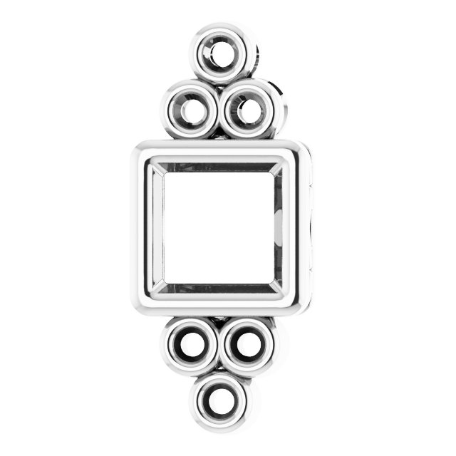 Bezel-Set Accented Pendant