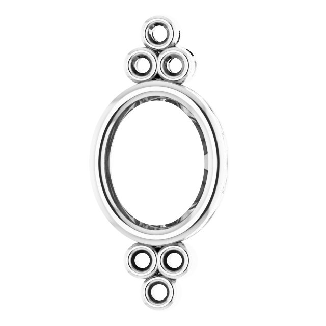 Bezel-Set Accented Pendant