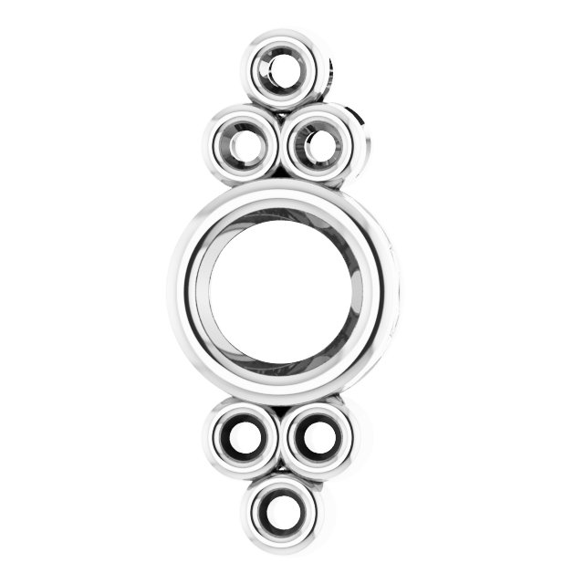 Bezel-Set Accented Pendant