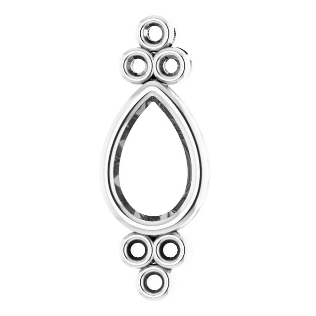 Bezel-Set Accented Pendant