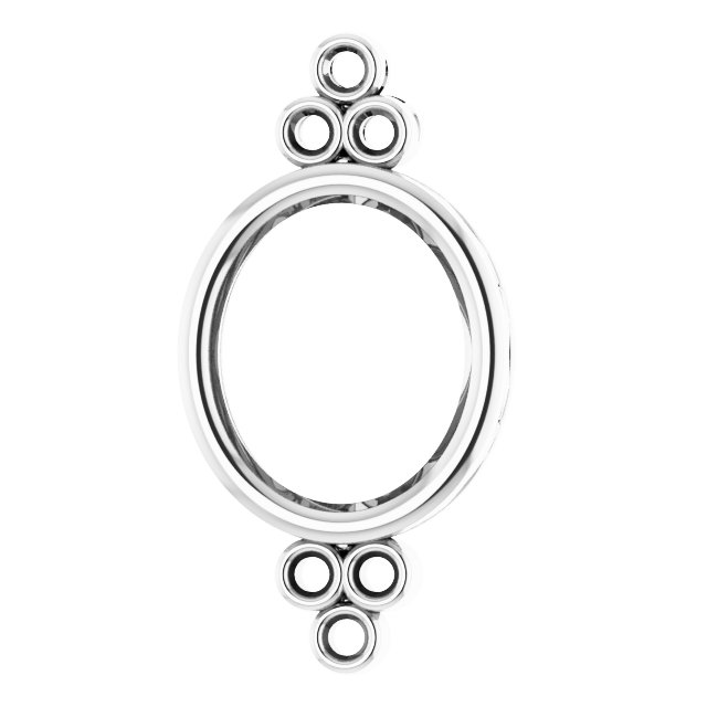 Bezel-Set Accented Pendant