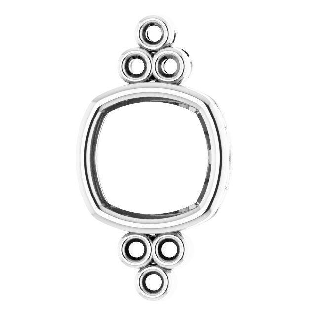 Bezel-Set Accented Pendant