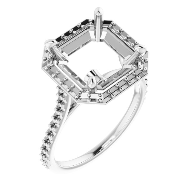 Halo-Style Engagement Ring