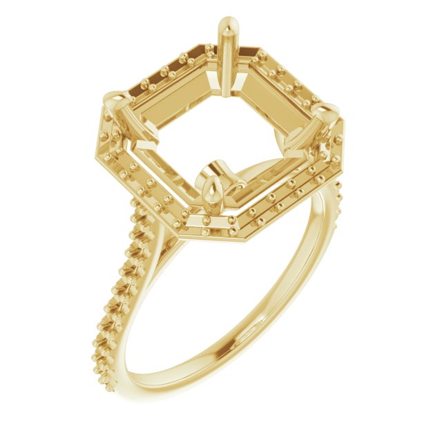 Halo-Style Engagement Ring