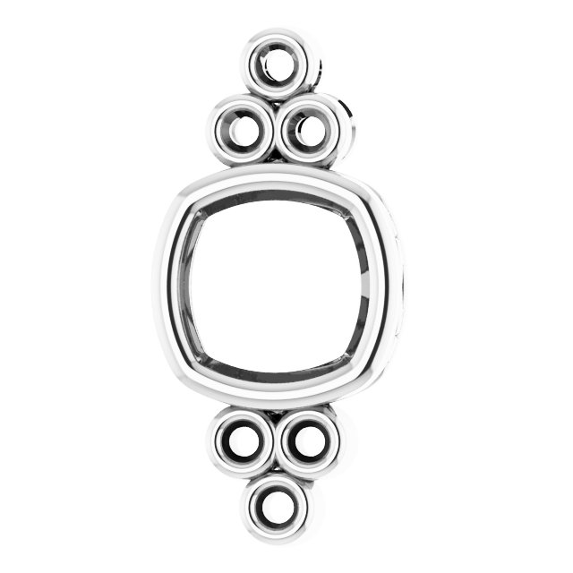 Bezel-Set Accented Pendant