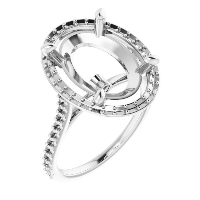 Halo-Style Engagement Ring