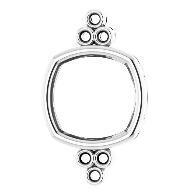 Bezel-Set Accented Pendant