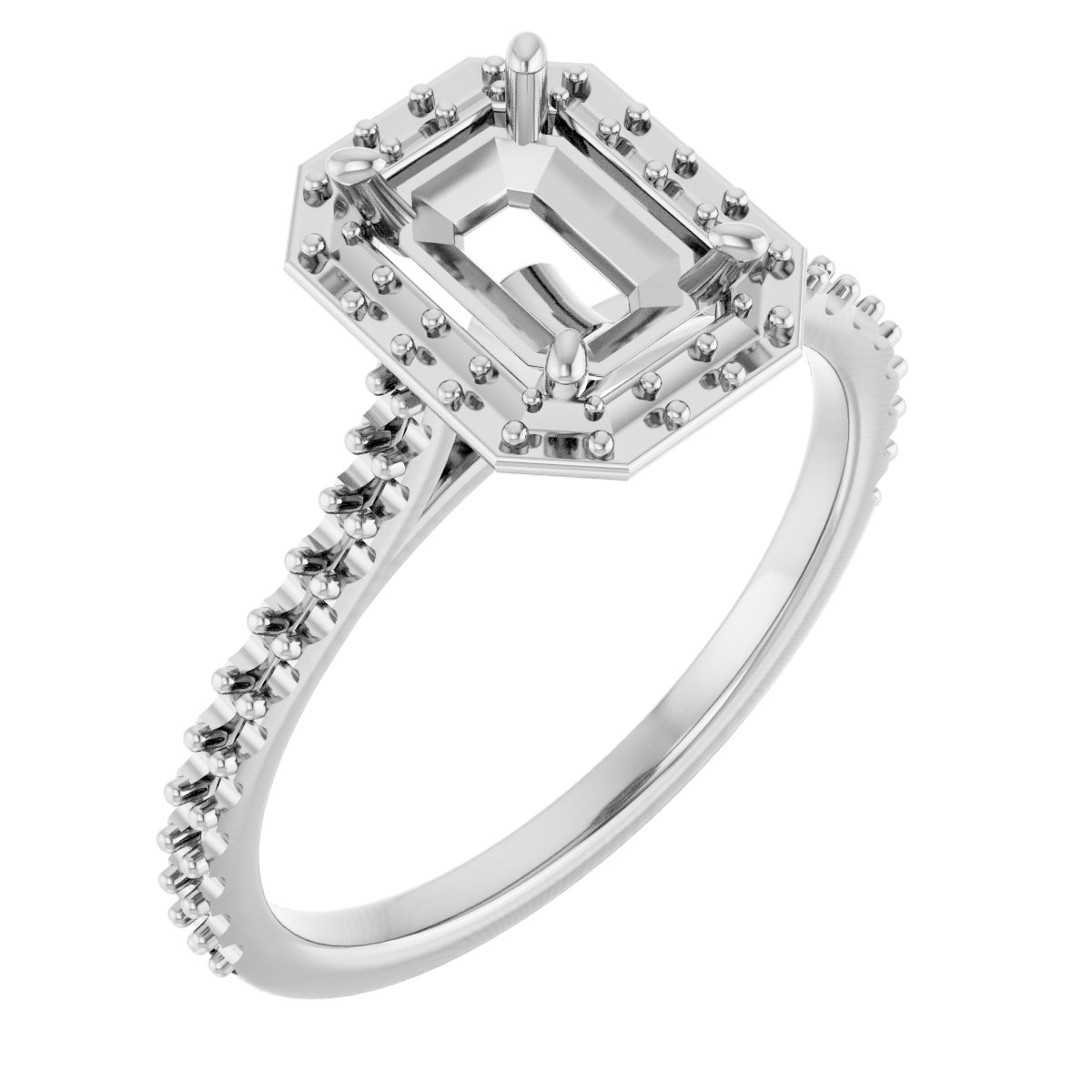 Halo-Style Engagement Ring