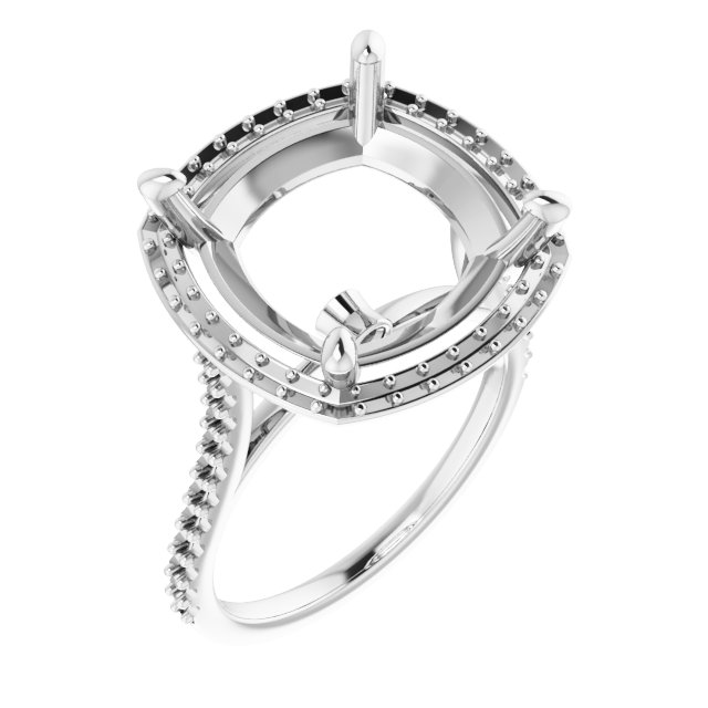 Halo-Style Engagement Ring