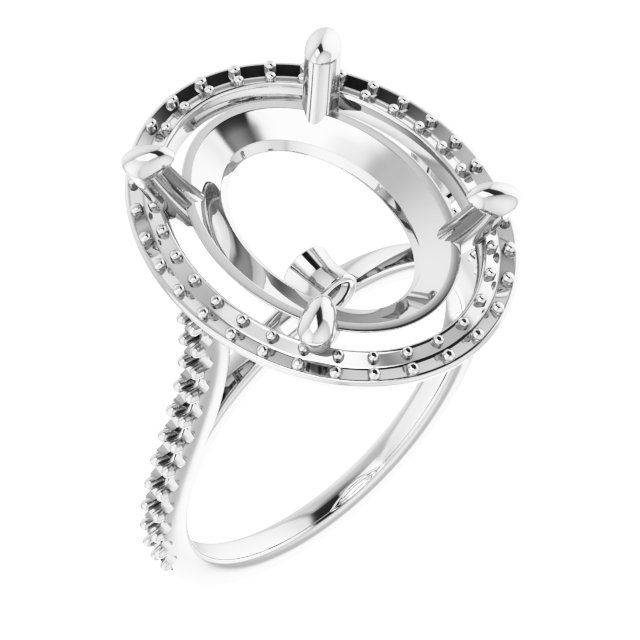 Halo-Style Engagement Ring