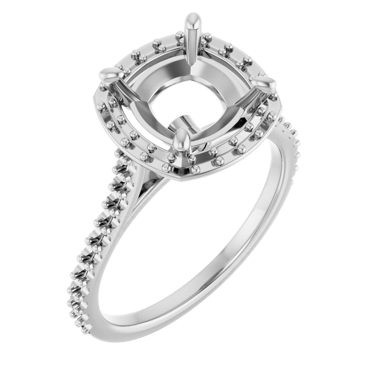 Halo-Style Engagement Ring