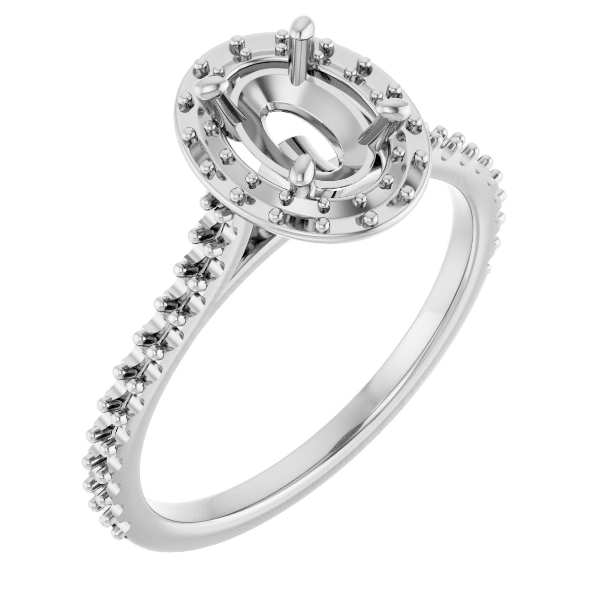 Halo-Style Engagement Ring