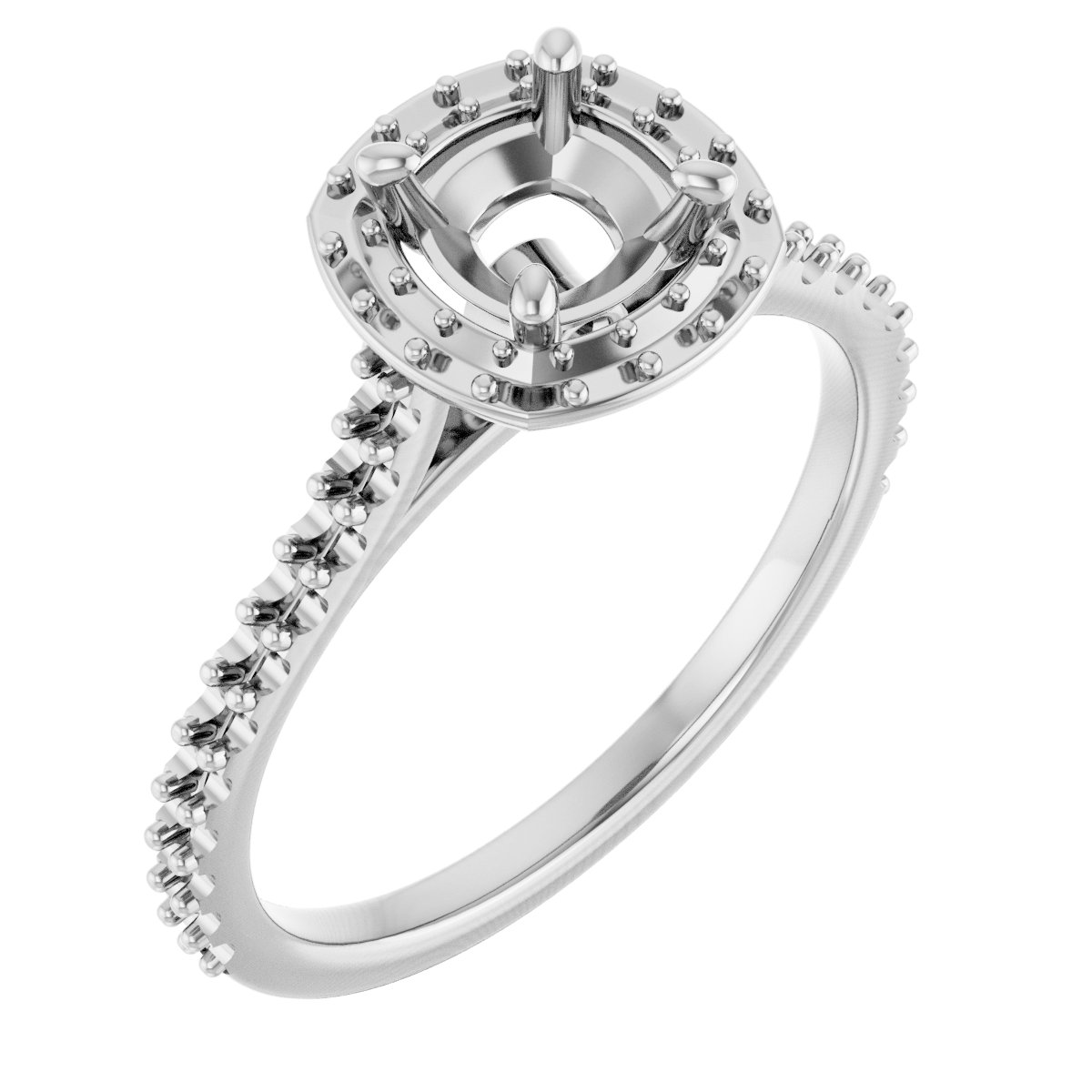 Halo-Style Engagement Ring