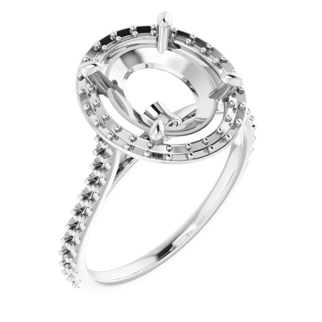 Halo-Style Engagement Ring