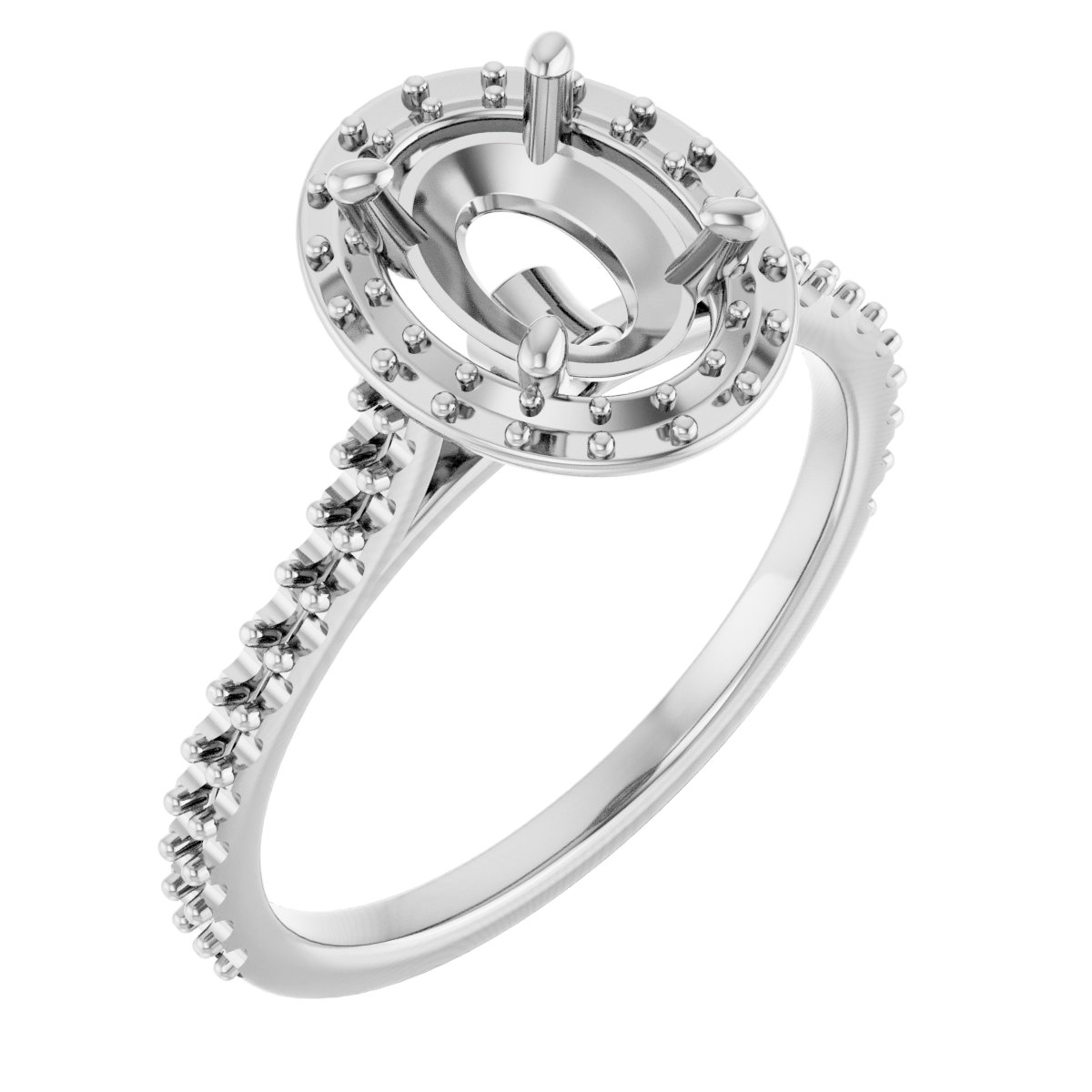 Halo-Style Engagement Ring