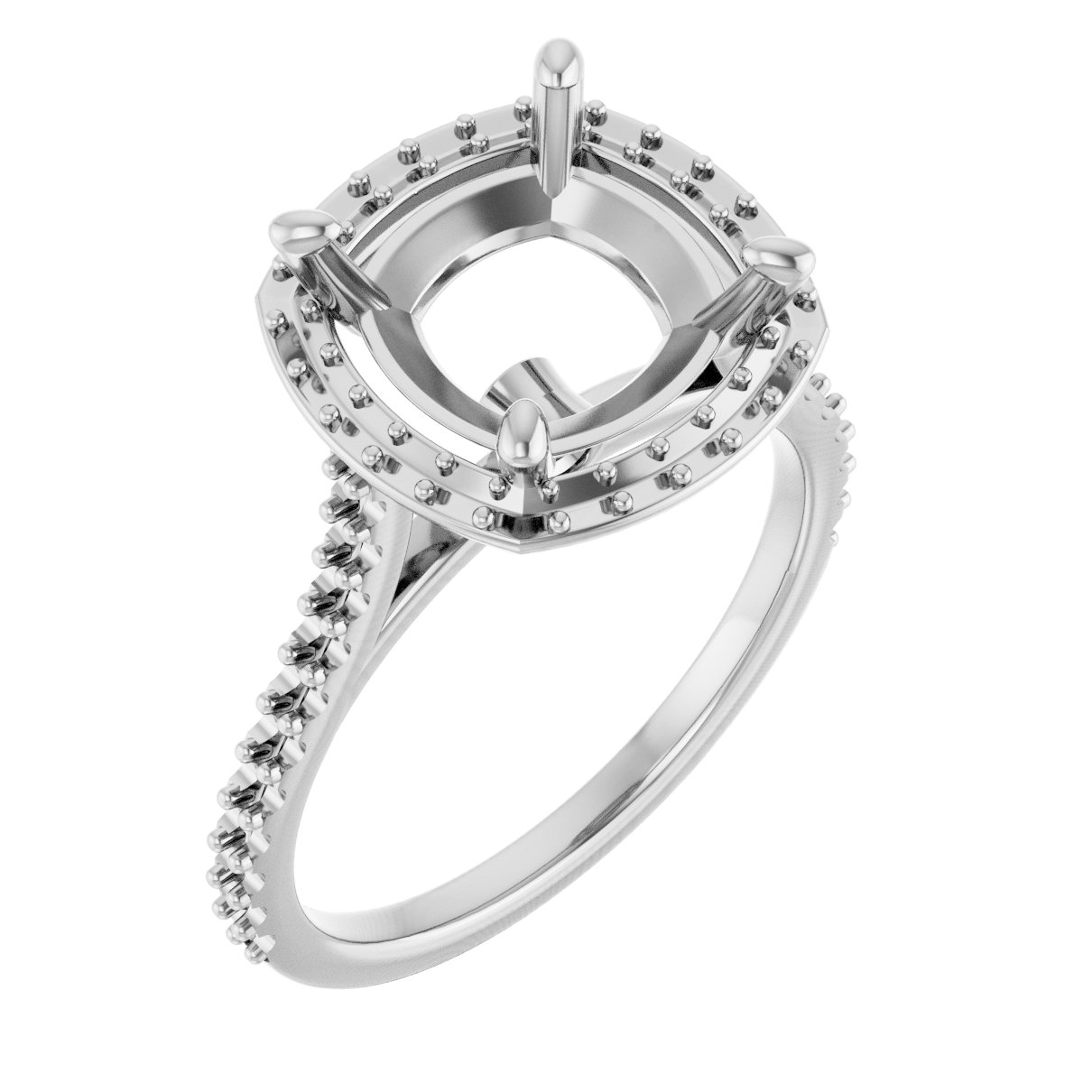 Halo-Style Engagement Ring
