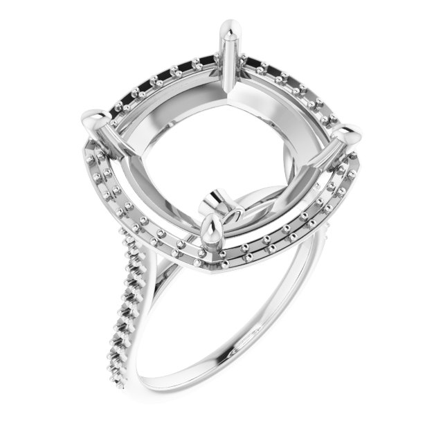 Halo-Style Engagement Ring