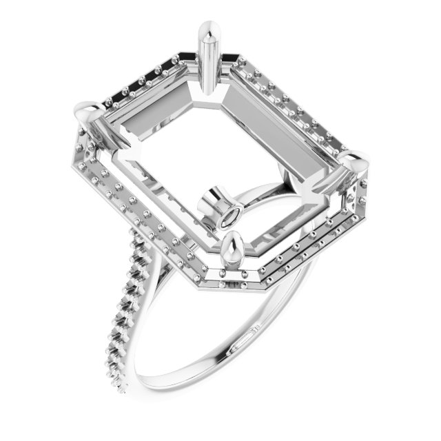 Halo-Style Engagement Ring