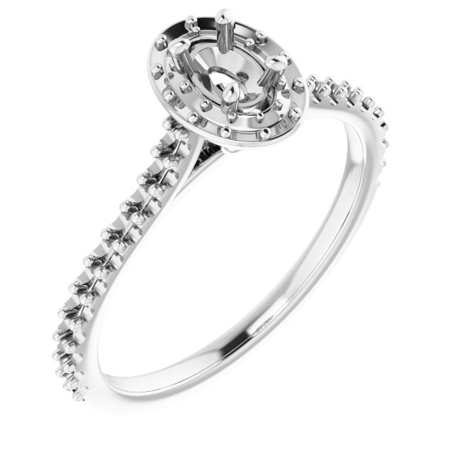 Halo-Style Engagement Ring