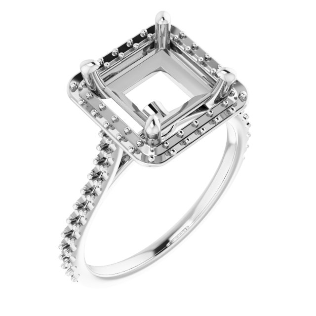 Halo-Style Engagement Ring