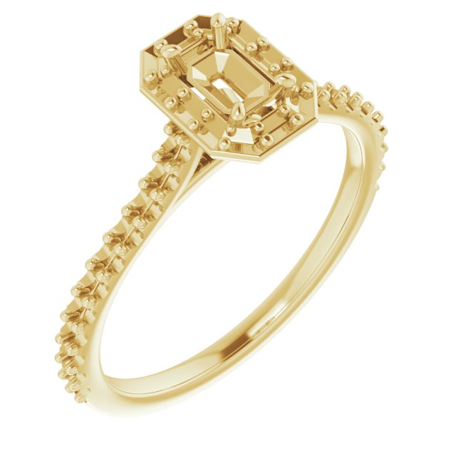 Halo-Style Engagement Ring