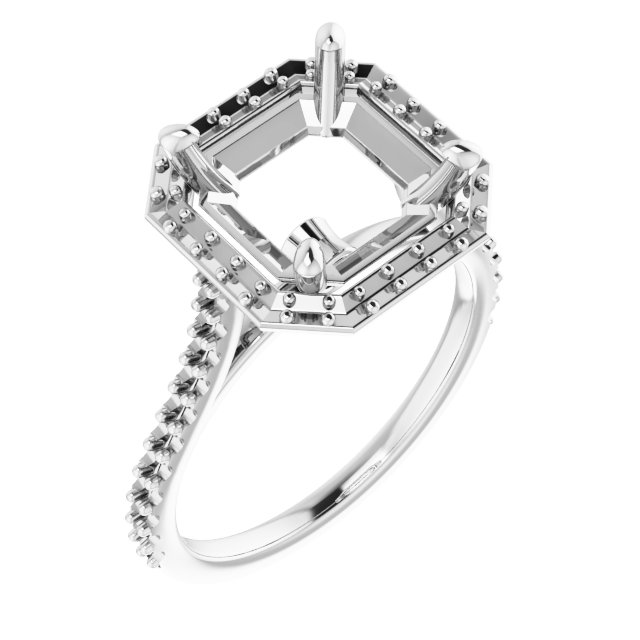 Halo-Style Engagement Ring