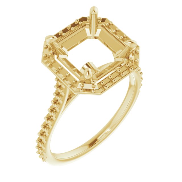 Halo-Style Engagement Ring
