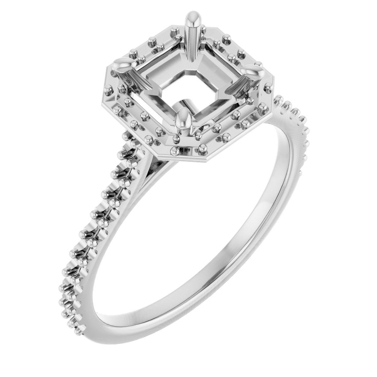 Halo-Style Engagement Ring