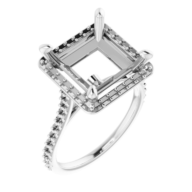 Halo-Style Engagement Ring