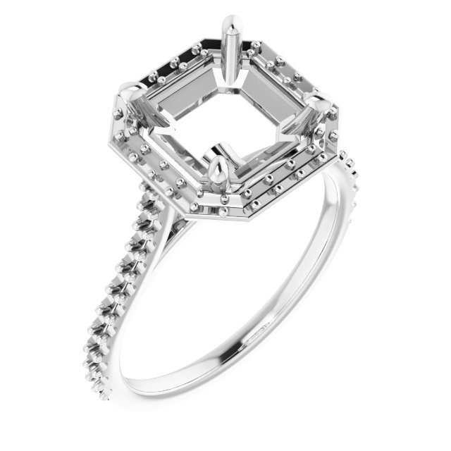 Halo-Style Engagement Ring