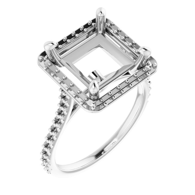 Halo-Style Engagement Ring