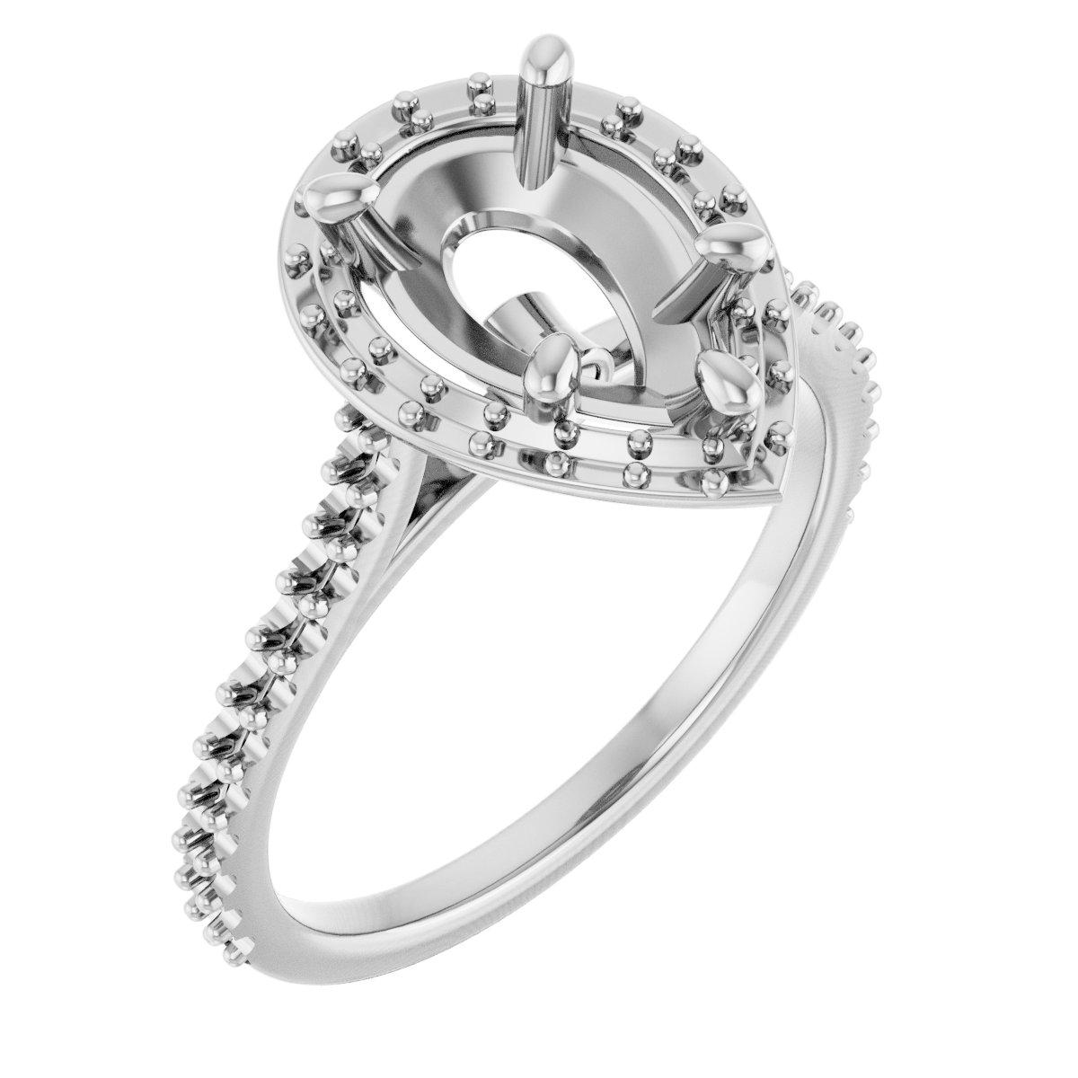 Halo-Style Engagement Ring