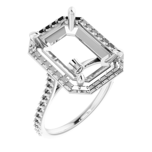 Halo-Style Engagement Ring