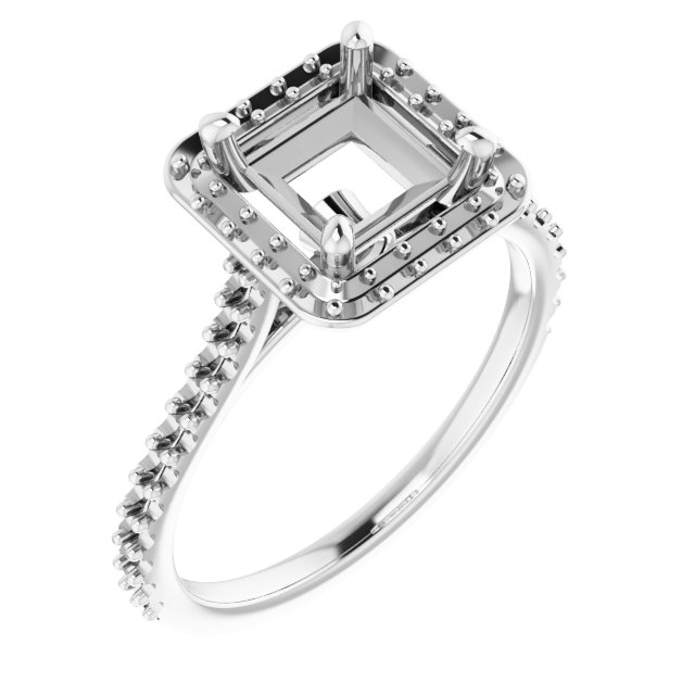 Halo-Style Engagement Ring