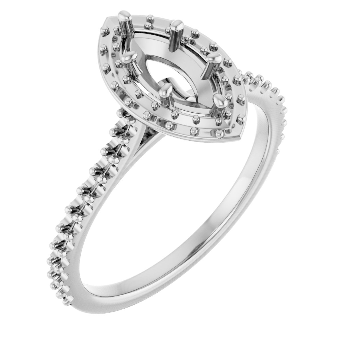 Halo-Style Engagement Ring