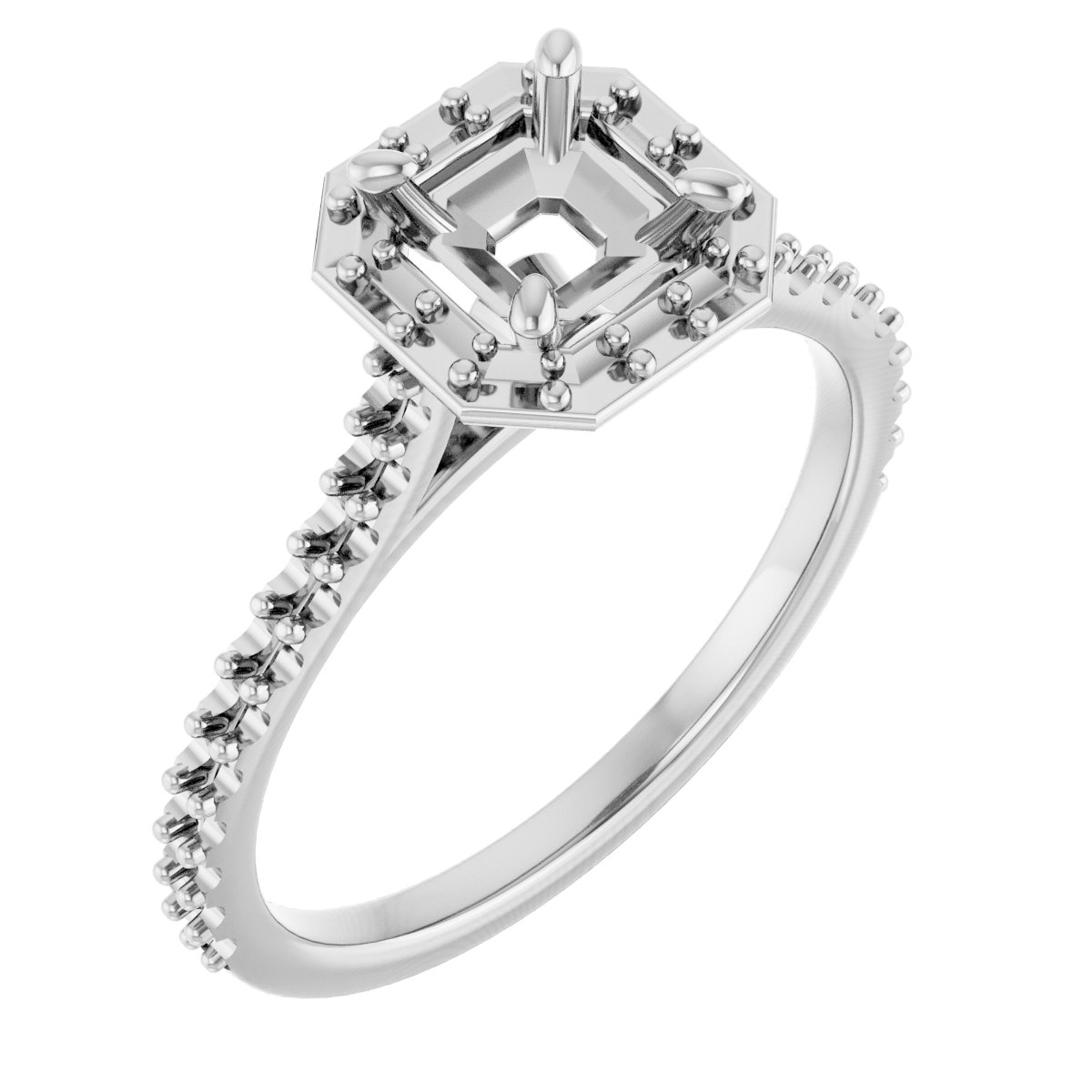 Halo-Style Engagement Ring