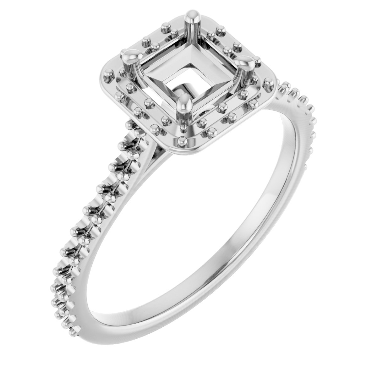Halo-Style Engagement Ring
