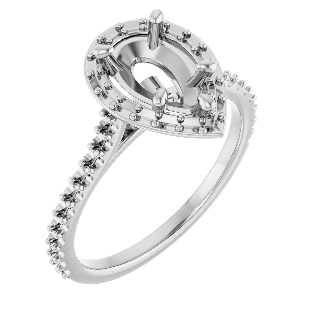 Halo-Style Engagement Ring