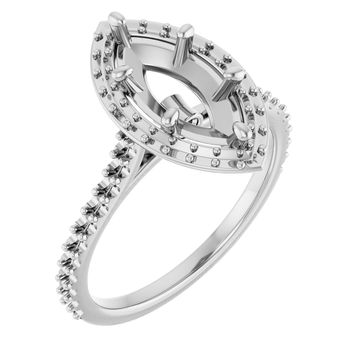 Halo-Style Engagement Ring