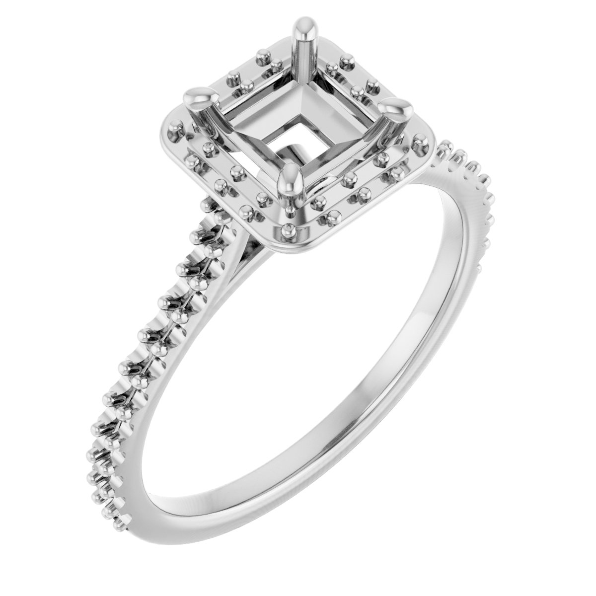 Halo-Style Engagement Ring