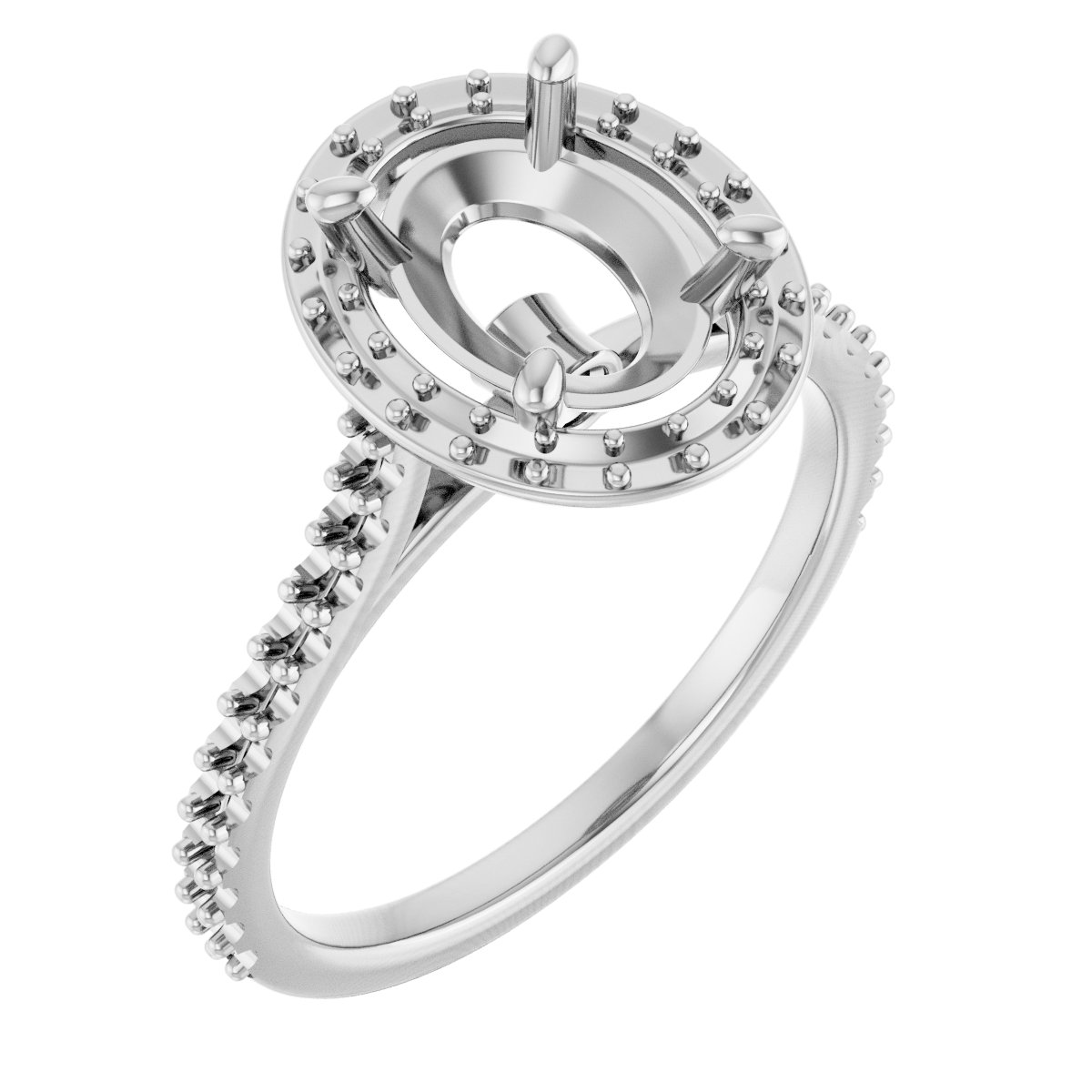 Halo-Style Engagement Ring