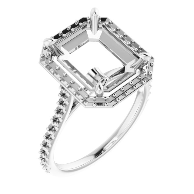 Halo-Style Engagement Ring