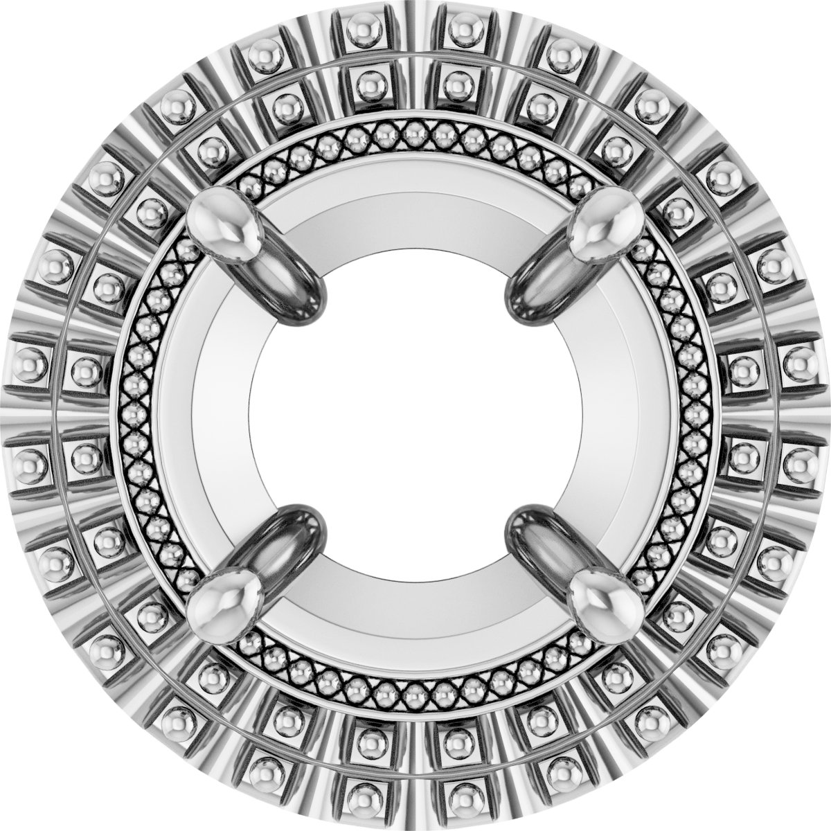 Halo-Style Pendant