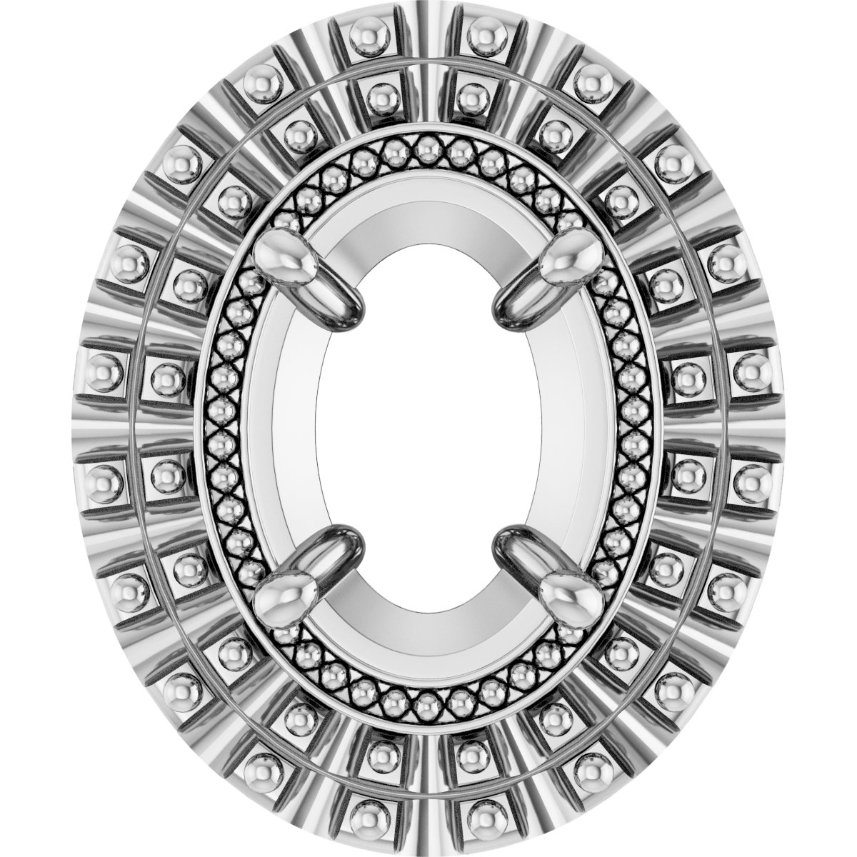 Halo-Style Pendant
