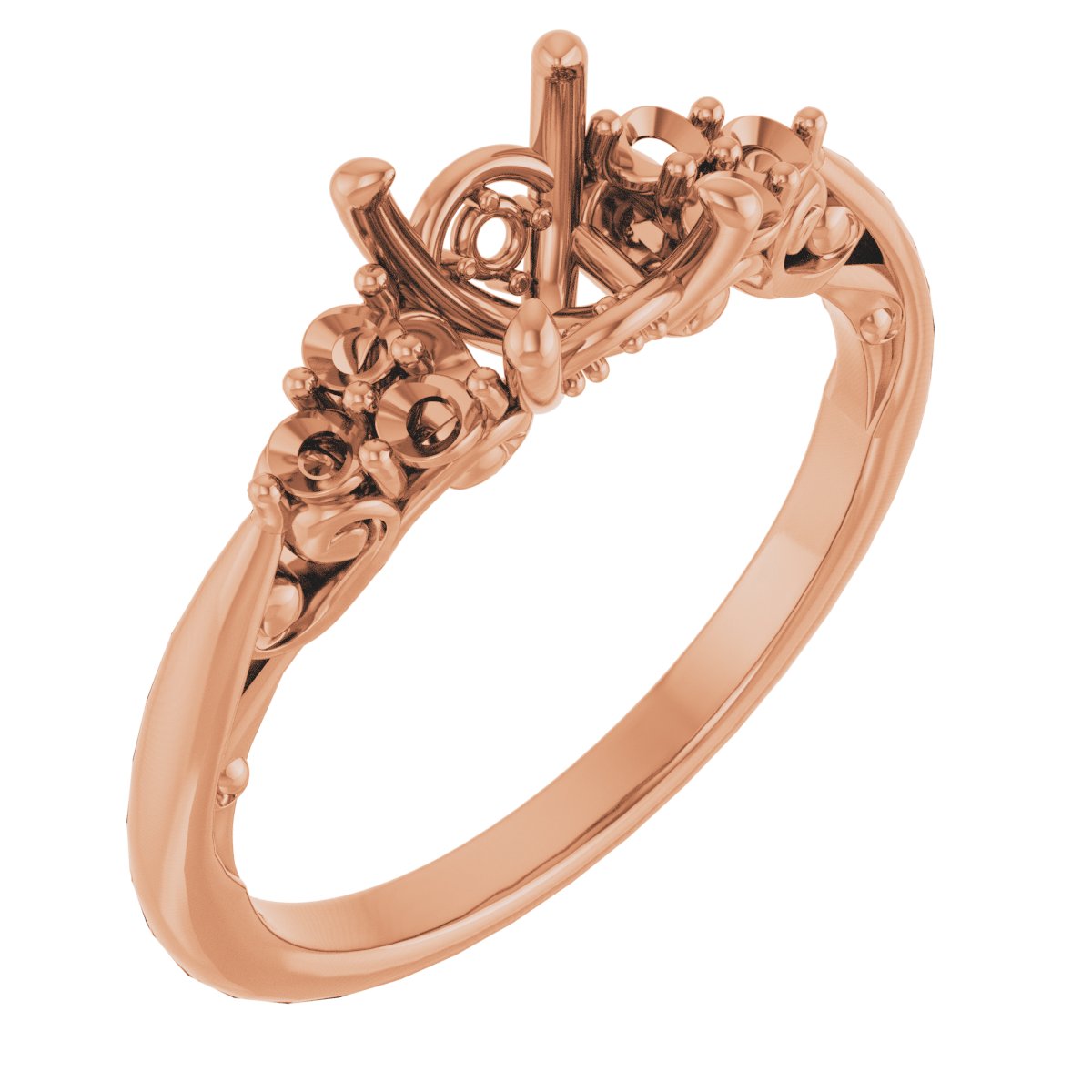 Accented Engagement Ring or Band