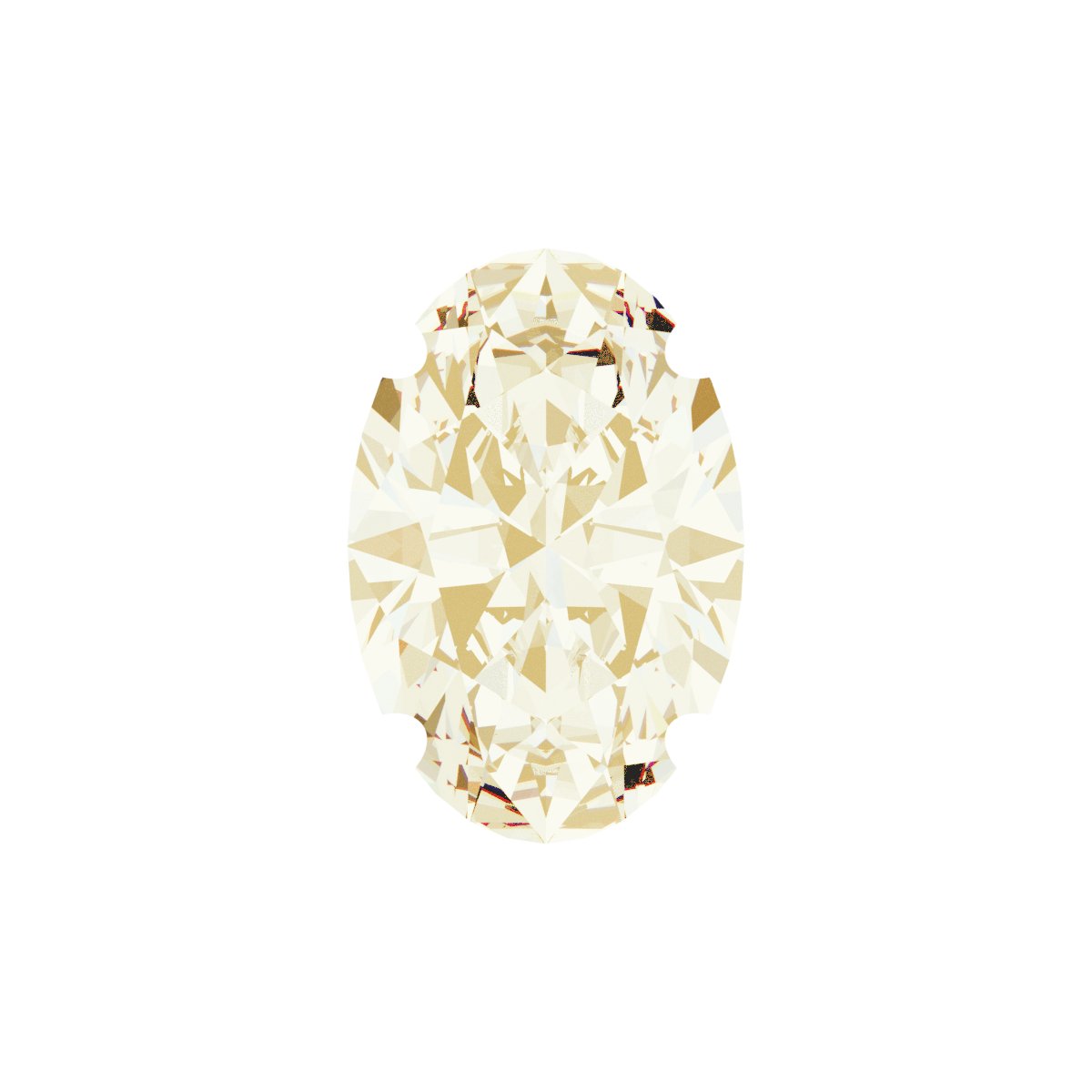 14K Yellow 5/8 CTW Lab-Grown Diamond Pendant